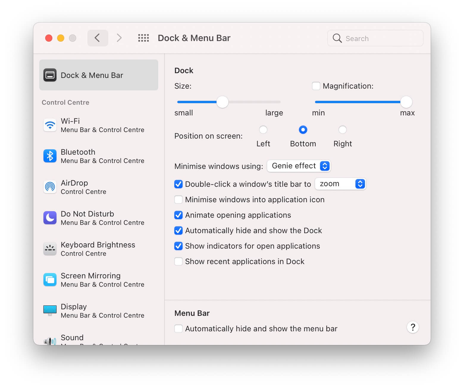 Navigate the Menu Bar, Dock, and More, Using Your Mac's Keyboard